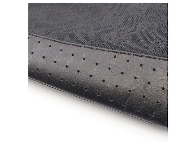 Borsa a Spalla Gucci GG Canvas Nero - vista 6