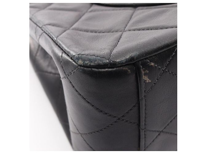 Borsa a tracolla Chanel Large Matelassé 34 Nero - vista 14