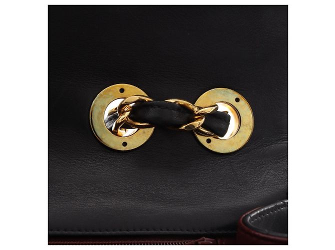 Borsa a tracolla Chanel Large Matelassé 34 Nero - vista 9