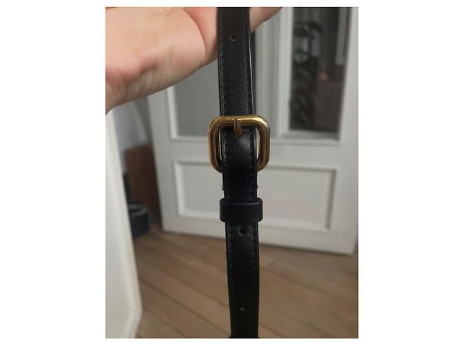 Jacquemus Grand Bambino Borsa in pelle nera Nero - vista 13