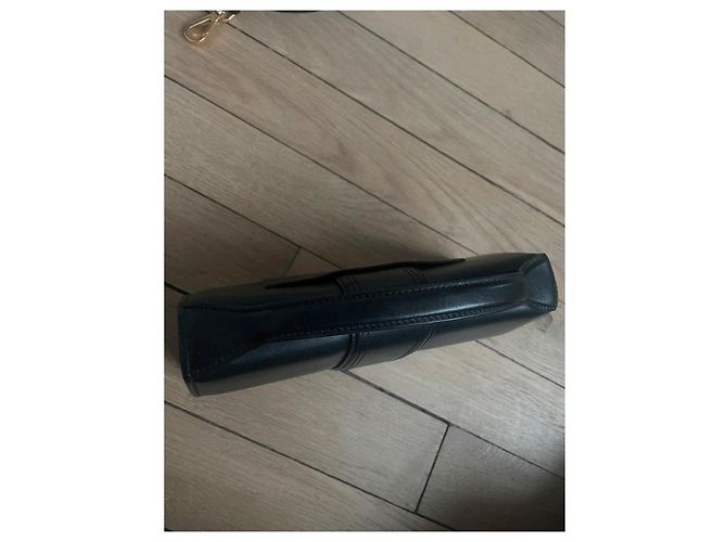 Jacquemus Grand Bambino Borsa in pelle nera Nero - vista 6