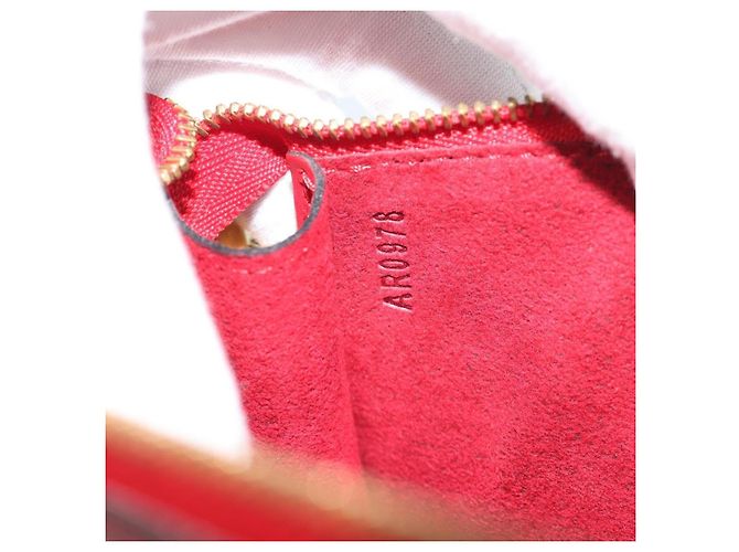 Louis Vuitton Pochette Accessoires Epi Medium Rosso - vista 7