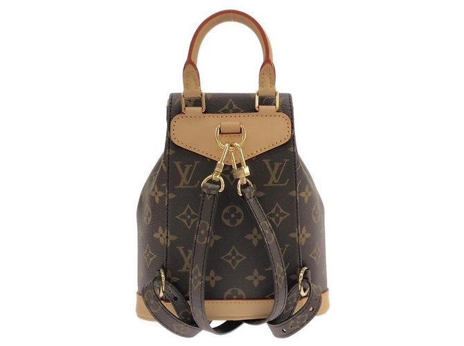 Mini zaino Louis Vuitton Monogram Montsouris Marrone - vista 2