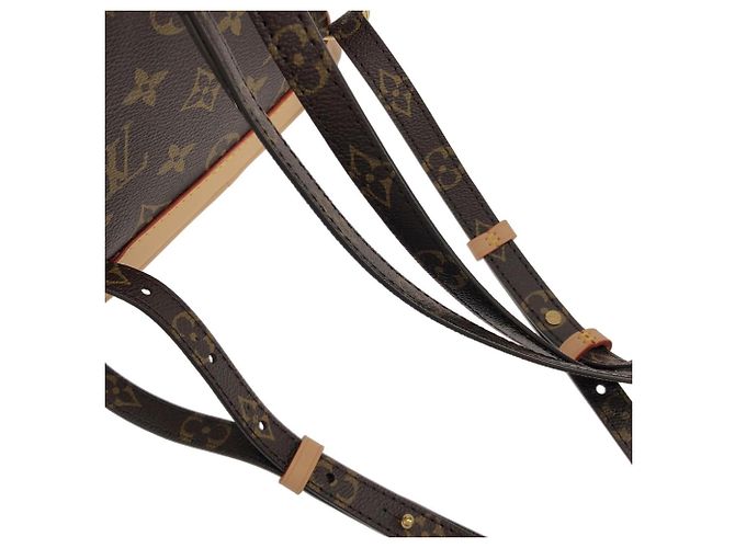 Mini zaino Louis Vuitton Monogram Montsouris Marrone - vista 5