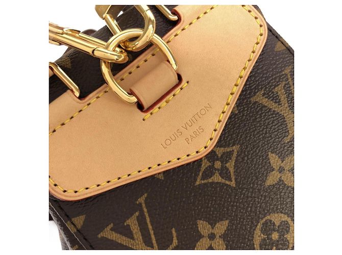 Mini zaino Louis Vuitton Monogram Montsouris Marrone - vista 8