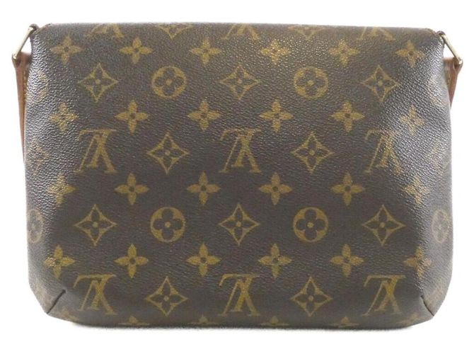 Borsa a Spalla Louis Vuitton Monogram Musette Tango M51257 Marrone - vista 2