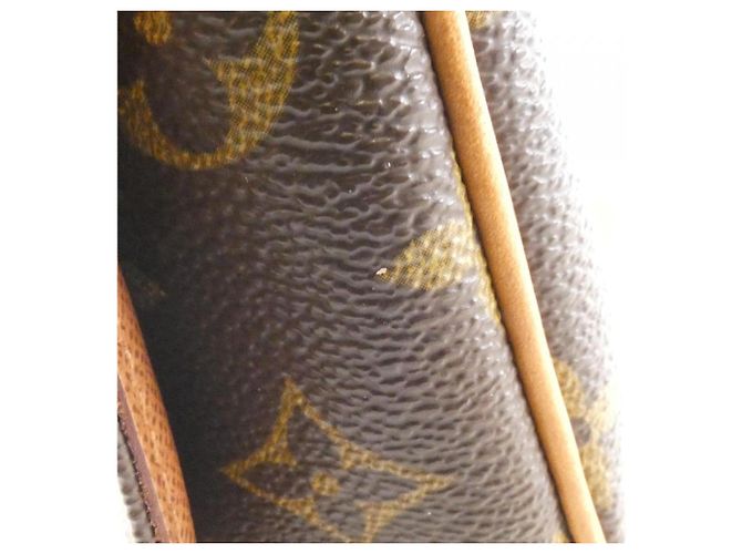 Borsa a Spalla Louis Vuitton Monogram Musette Tango M51257 Marrone - vista 4