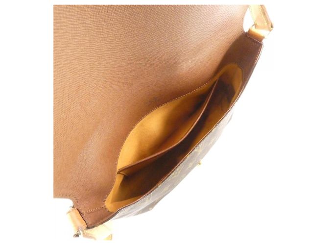 Borsa a tracolla Louis Vuitton Monogram Musette Tango Marrone - vista 8