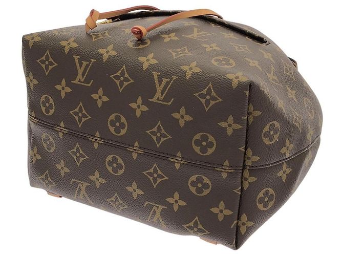 Zaino Louis Vuitton Monogram Montsouris PM Marrone - vista 3
