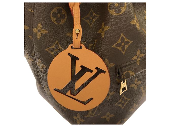 Zaino Louis Vuitton Monogram Montsouris PM Marrone - vista 4