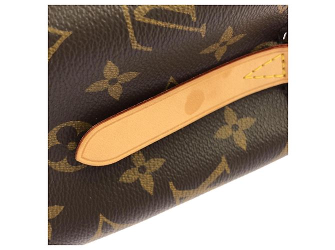 Sac à main Louis Vuitton Monogram Montaigne BB Marron - vue 3
