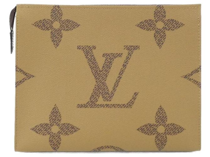 Louis Vuitton Monogram Reverse Trio Pochette Toilette Marrone - vista 2