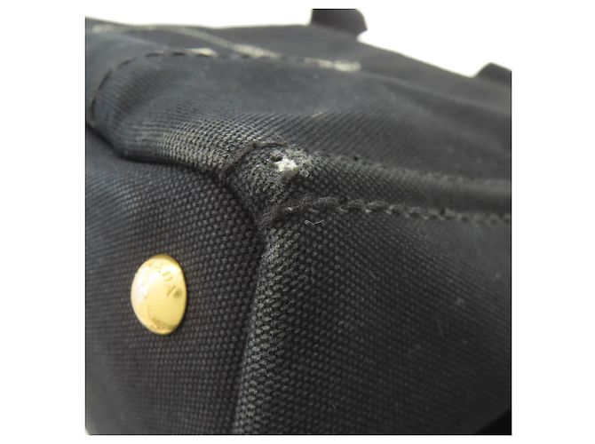 Bolso Prada Canapa en lona negra Negro - vista 15