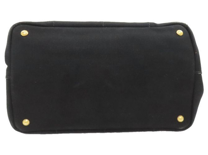 Bolso Prada Canapa en lona negra Negro - vista 4