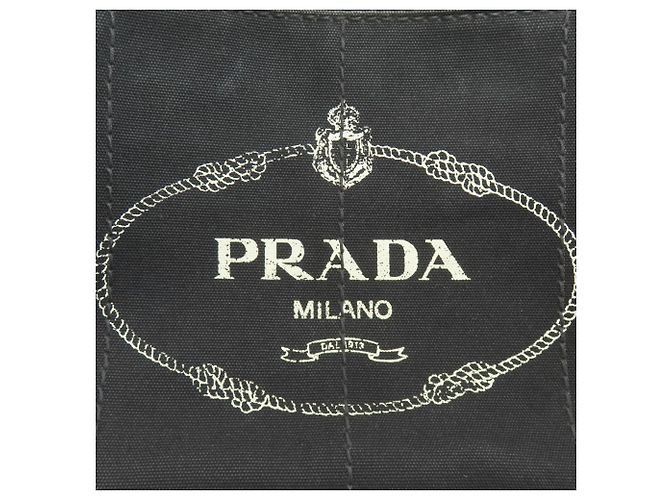 Bolso Prada Canapa en lona negra Negro - vista 8