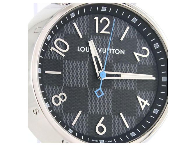 Relógio Louis Vuitton Tambour Damier Graphite Quartz - vista 5