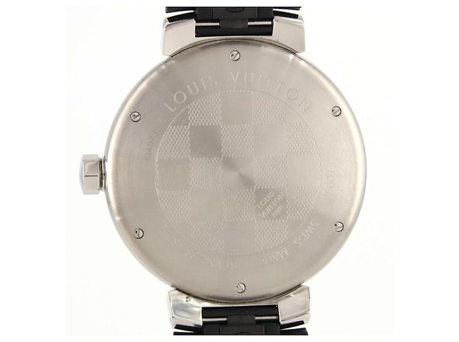 Relógio Louis Vuitton Tambour Damier Graphite Quartz - vista 6