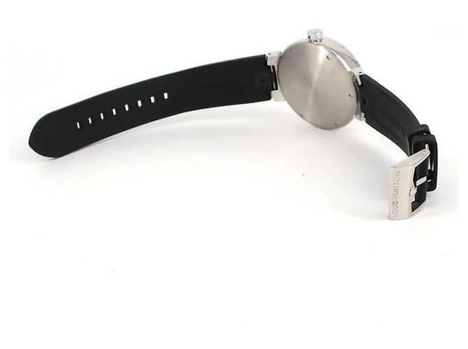 Relógio Louis Vuitton Tambour Damier Graphite Quartz - vista 7