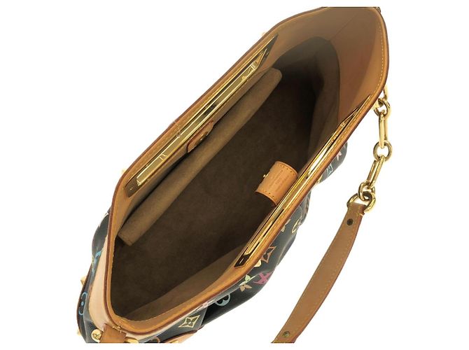 Sac à main Louis Vuitton Multicolor Judy MM Noir - vue 8
