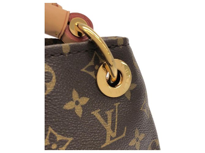 Borsa a spalla Louis Vuitton Monogram Artsy MM Marrone - vista 5