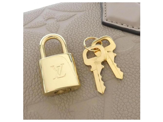 Borsa Boston Louis Vuitton Monogram Empreinte Speedy Bandoulière Grigio - vista 4