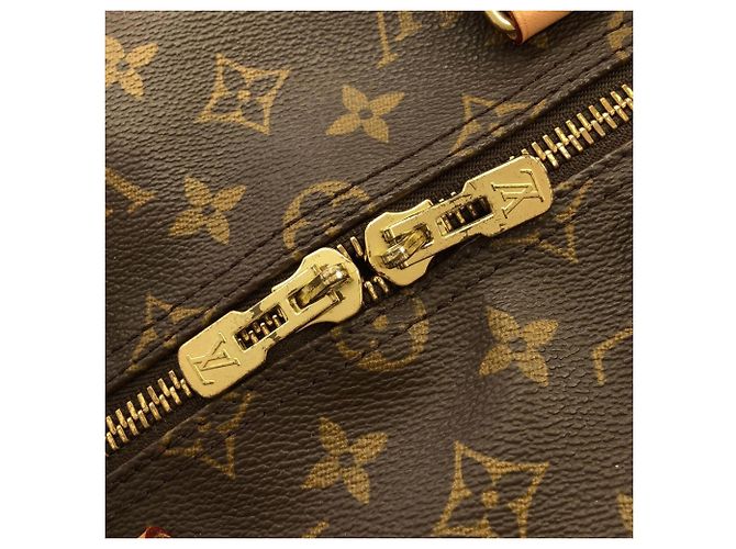 Borsa Boston Louis Vuitton Monogram Keepall 50cm Marrone - vista 5