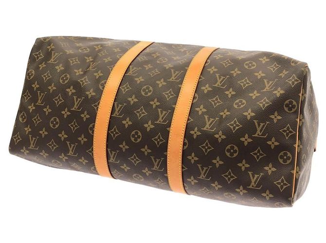 Borsa Boston Louis Vuitton Monogram Keepall 50cm Marrone - vista 2