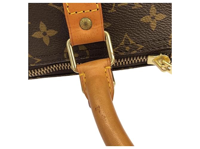 Borsa Boston Louis Vuitton Monogram Keepall 50cm Marrone - vista 3