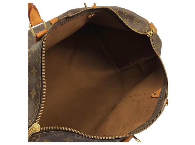 Borsa Boston Louis Vuitton Monogram Keepall 50cm Marrone - vista 7