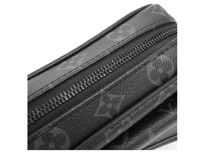 Borsa Messenger Louis Vuitton Monogram Eclipse Getaway Nero - vista 4