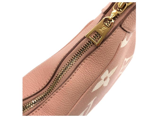 Borsa a Spalla Louis Vuitton Bicolor Monogram Empreinte Bagatelle Rosa - vista 4