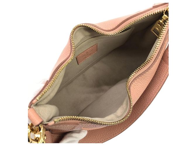 Borsa a Spalla Louis Vuitton Bicolor Monogram Empreinte Bagatelle Rosa - vista 6