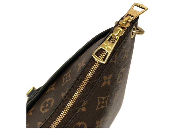 Borsa a Spalla Louis Vuitton Monogram Odeon MM Marrone Nero - vista 6