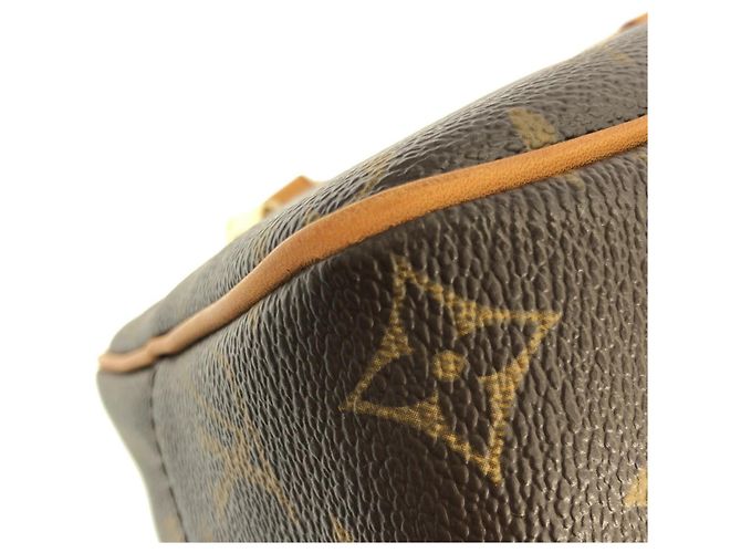 Borsa a Spalla Louis Vuitton Monogram Cite MM Marrone - vista 4