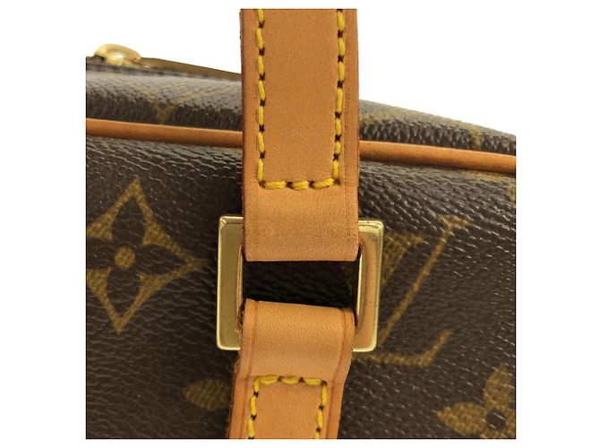 Borsa a Spalla Louis Vuitton Monogram Cite MM Marrone - vista 6