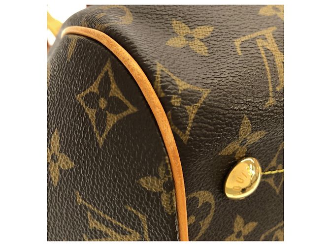 Borsa a Spalla Louis Vuitton Monogram Tivoli GM Marrone - vista 3