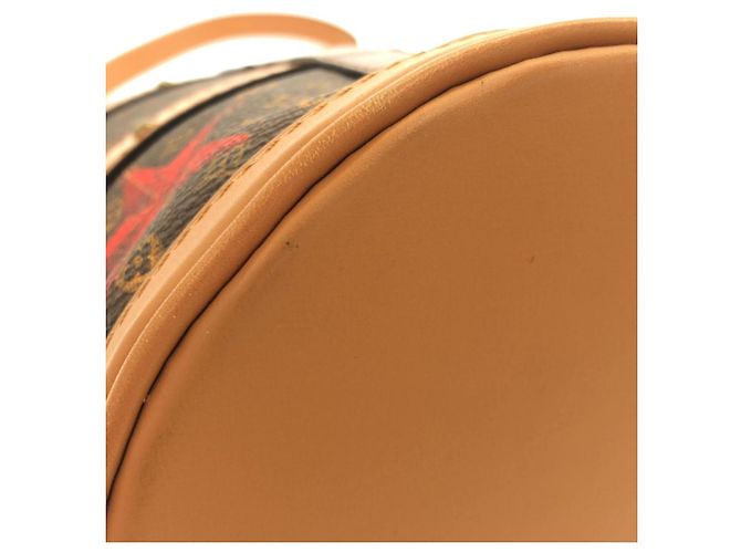 Borsa Duffle Louis Vuitton Monogram Trompe l'oeil Marrone - vista 10