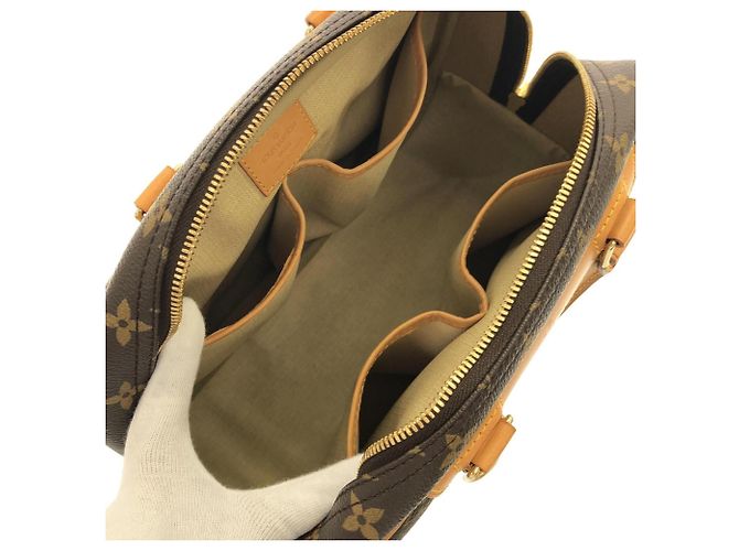 Borsa Louis Vuitton Monogram Trouville Marrone - vista 10
