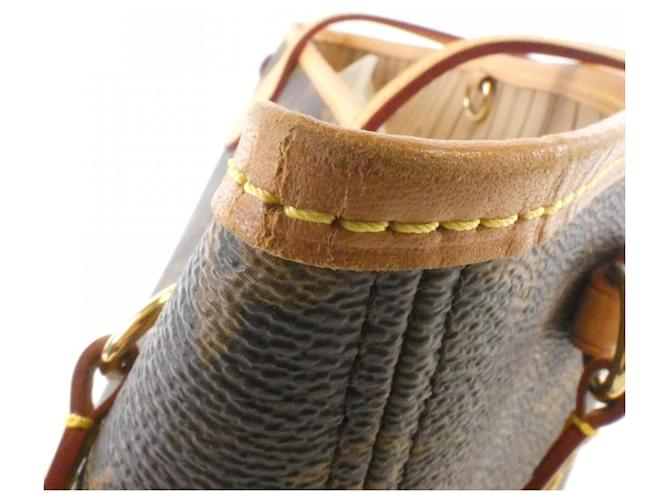 Borsa Louis Vuitton Monogram Neverfull PM Marrone - vista 4