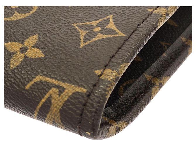 Borsa Louis Vuitton Monogram Pochette Documents Marrone - vista 2
