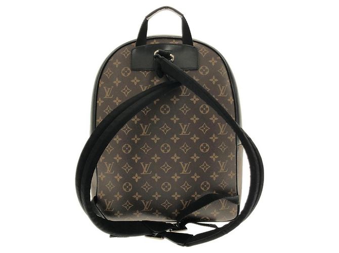 Zaino Louis Vuitton Monogram Macassar Josh M41530 Marrone - vista 2