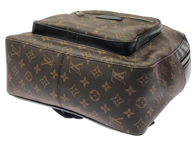 Zaino Louis Vuitton Monogram Macassar Josh M41530 Marrone - vista 3