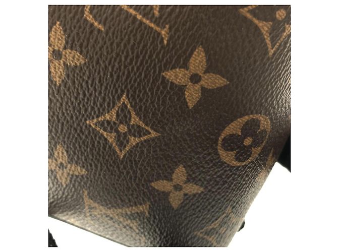 Zaino Louis Vuitton Monogram Macassar Josh M41530 Marrone - vista 4