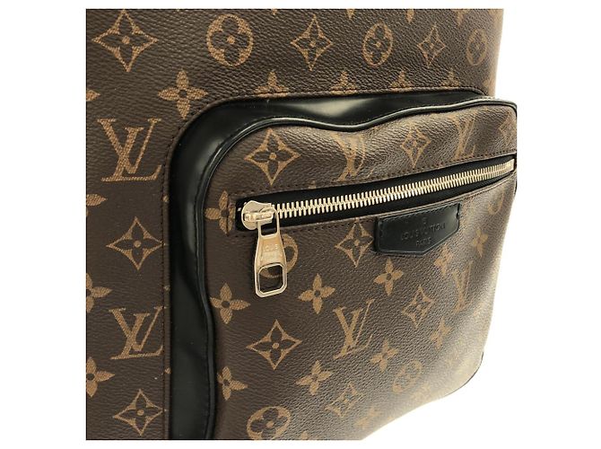 Zaino Louis Vuitton Monogram Macassar Josh M41530 Marrone - vista 7