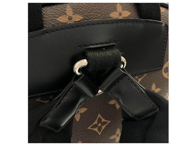 Zaino Louis Vuitton Monogram Macassar Josh M41530 Marrone - vista 8