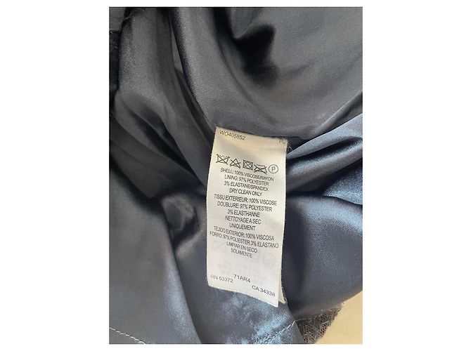 French Connection Pailletten-Minikleid mit V-Ausschnitt Schwarz Silber Hardware - Ansicht 7