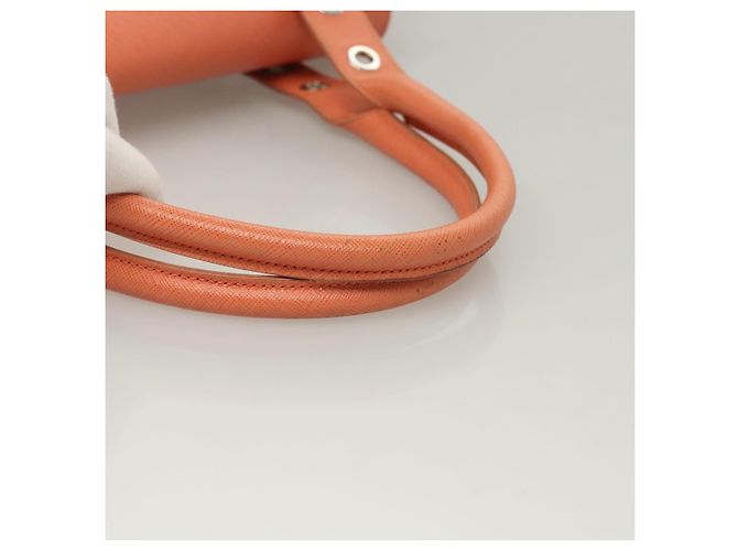 Salvatore Ferragamo Gancini aus Leder Größe Medium Orange - Ansicht 7