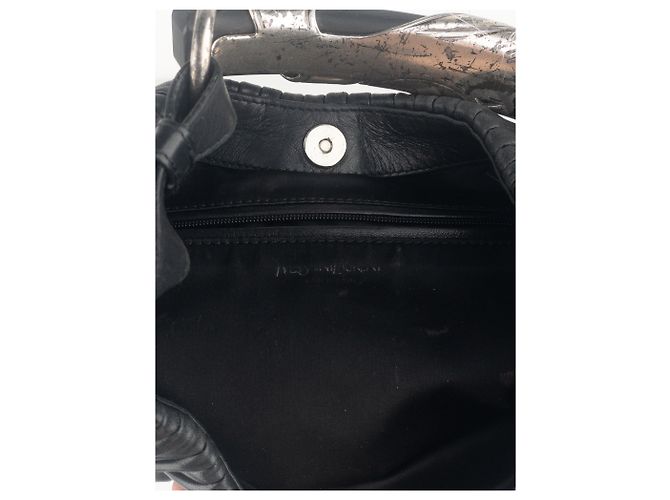 Saint Laurent Borsa a tracolla hobo YSL Rive Gauche by Tom Ford AW01 Pleated Mombasa - vista 7