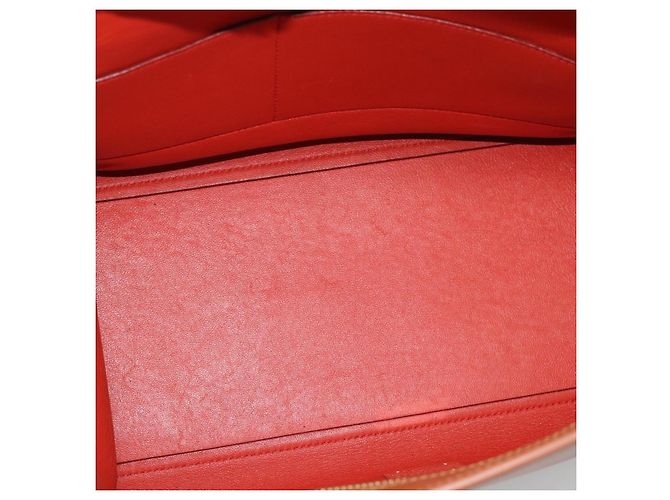 Céline Celine Trapeze in pelle con scamosciato Medium Marrone - vista 5