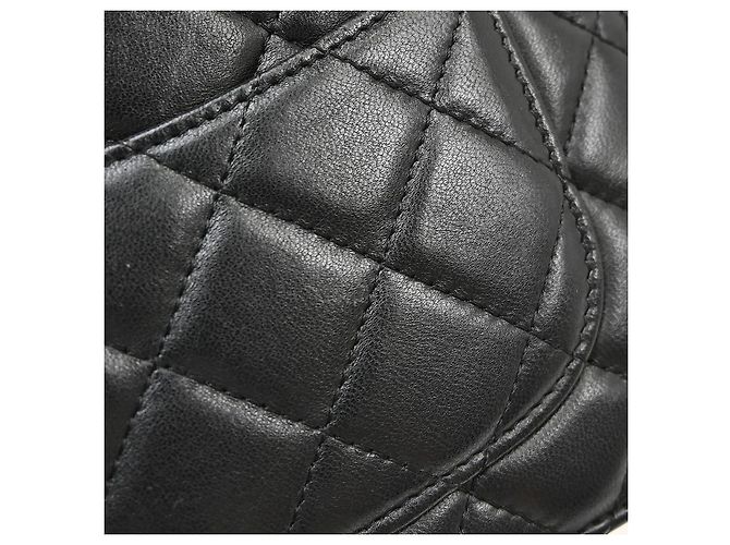 Chanel Wallet on Chain gestepptes Lammleder Small Schwarz - Ansicht 6